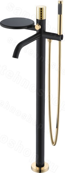 Напольный смеситель для ванны Boheme Stick 129-BG с душем