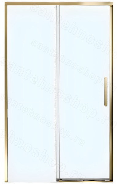 Душевая дверь Veconi Premium Trento PTD-40G 140x200, профиль золотой