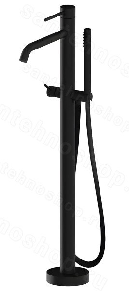 Напольный смеситель для ванны Paffoni Light LIG032NO с душем