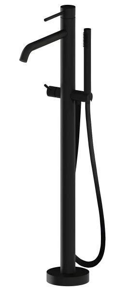 Напольный смеситель для ванны Paffoni Light LIG032NO  с душем