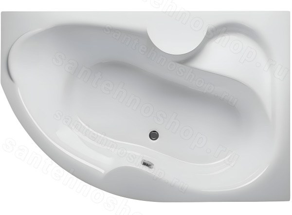 Акриловая ванна Vayer Azalia 160x105 R, асимметричная