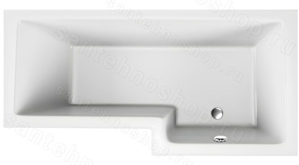 Акриловая ванна Vayer Options 165x85 R, асимметричная