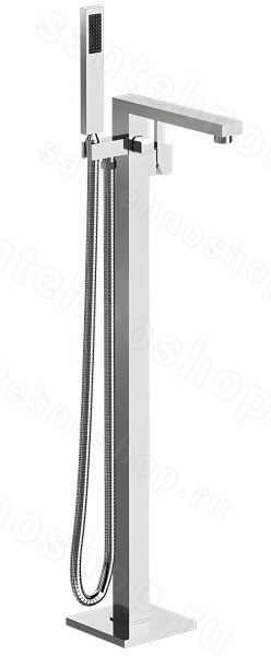 Напольный смеситель для ванны Vincea Desire VTF-101CH с душем
