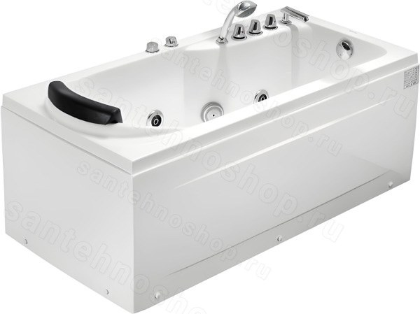 Акриловая ванна Gemy G9006-1.7 B R 172x77 с гидромассажем