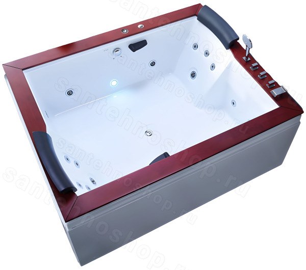 Акриловая ванна Gemy G9052 II B R 185x150 с гидромассажем