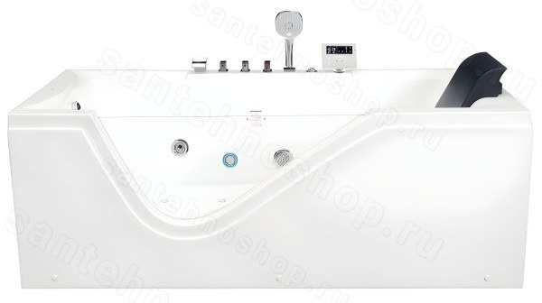 Акриловая ванна Gemy G9055 K L 180x90 с гидромассажем и аэромассажем