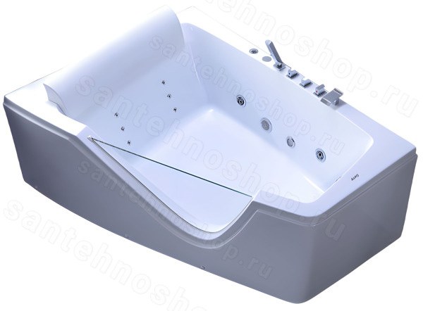 Акриловая ванна Gemy G9055 B L 180x90  с гидромассажем