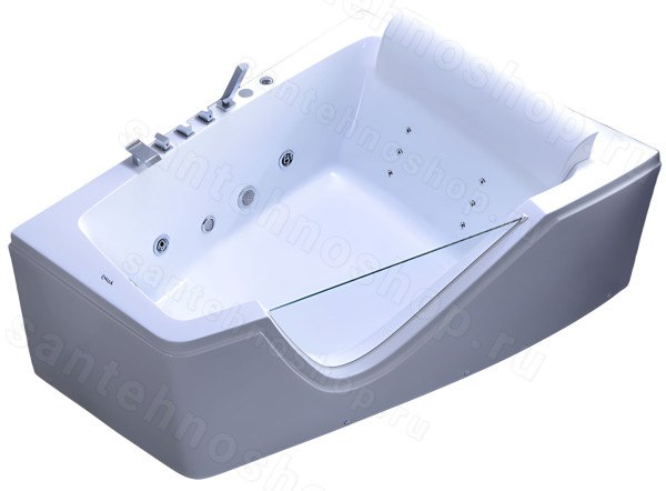 Акриловая ванна Gemy G9055 B R 180x90  с гидромассажем
