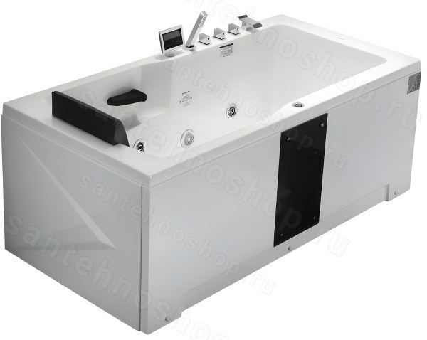 Акриловая ванна Gemy G9066 II K R 170x85 с гидромассажем и аэромассажем