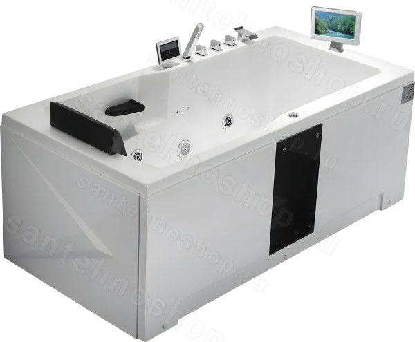 Акриловая ванна Gemy G9066 II O R 170x85 с гидромассажем и аэромассажем