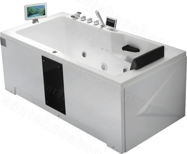 Акриловая ванна Gemy G9066 II O L 170x85 с гидромассажем и аэромассажем