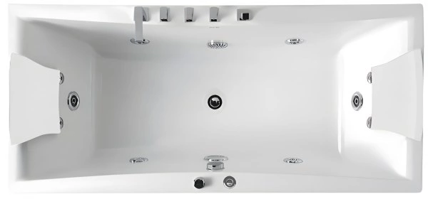 Акриловая ванна Gemy G9076 B 175x80 с гидромассажем