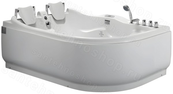 Акриловая ванна Gemy G9083 K L 180x120  с аэромассажем и гидромассажем