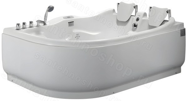 Акриловая ванна Gemy G9083 B R 180x120 с гидромассажем
