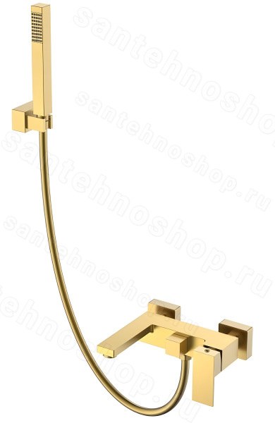 Смеситель для ванны с душем Boheme Qubic 473-MG