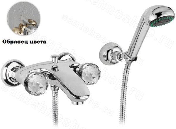 Смеситель для ванны Migliore Axo Swarovski ML.AXO-602F.CRDO