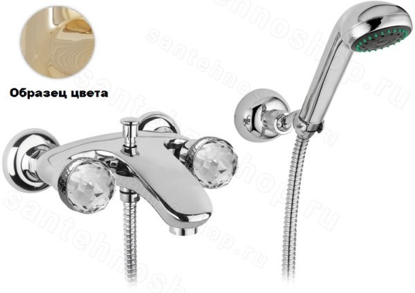 Смеситель для ванны Migliore Axo Swarovski ML.AXO-602F.DO