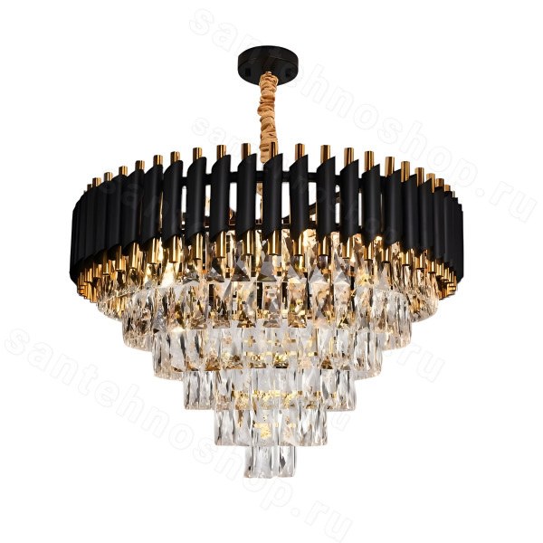 Подвесная люстра Imperiumloft Empire Black Chandelier Crystal 40.2862