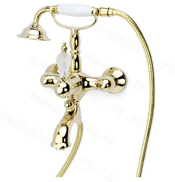 Смеситель для ванны с душем Boheme Crystal 283-CRST