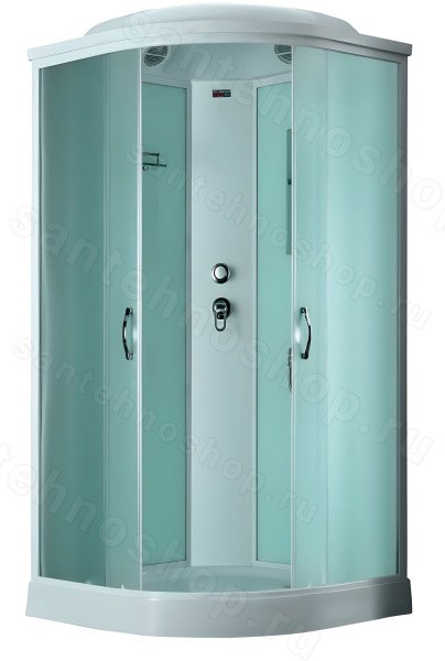 Душевая кабина Timo Eco TE-0701 P 100x100 с верхним душем