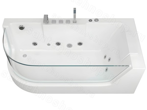 Акриловая ванна Grossman GR-17000-1R 170x80 с гидромассажем