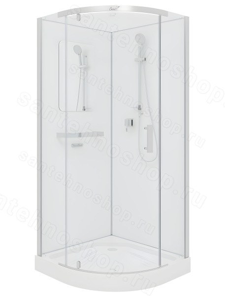 Душевая кабина Ceruttispa Korra 90T 90x90 без крыши