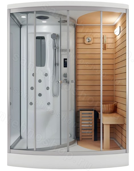 Душевая кабина Ceruttispa Lesina 8342 R 165x110  с гидромассажем