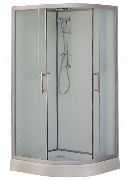 Душевая кабина Esbano ESKB100CR 100x100 с верхним душем