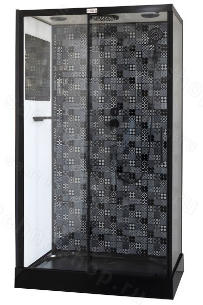 Душевая кабина Esbano ESB-1180CKR 110x80 с верхним душем