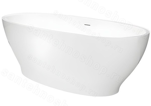 Акриловая ванна Abber AB9207 165x80, отдельностоящая