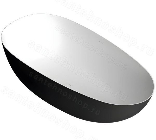 Акриловая ванна Abber AB9211MB 170x80, отдельностоящая