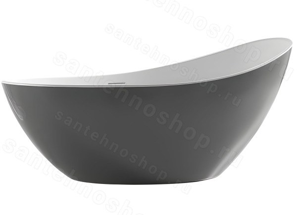 Акриловая ванна Abber AB9233G 184x79, отдельностоящая