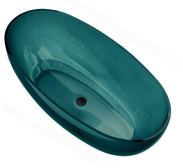 Ванна из полиэфирной смолы Abber Kristall AT9703Aquamarin 170x75