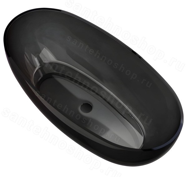 Ванна из полиэфирной смолы Abber Kristall AT9703Onyx 170x75