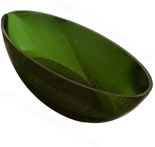 Ванна из полиэфирной смолы Abber Kristall AT9702Emerald 180x85