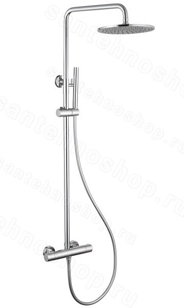 Душевая система Abber Wasser Kreis AF8160, хром