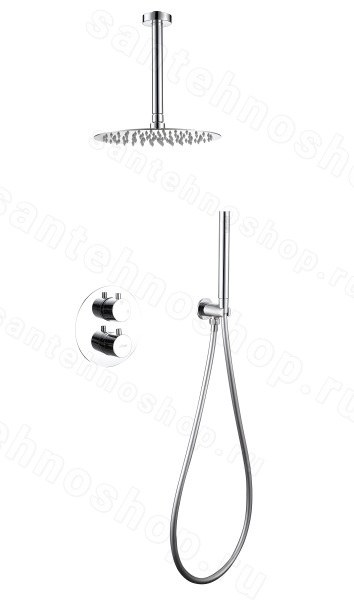 Душевая система Abber Wasser Kreis AF8121, хром