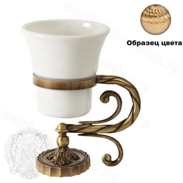 Стакан для ванной комнаты Migliore Edera ML.EDR-60.312.DO