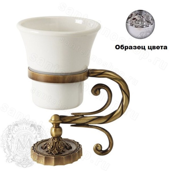 Стакан для ванной комнаты Migliore Edera ML.EDR-60.312.CR