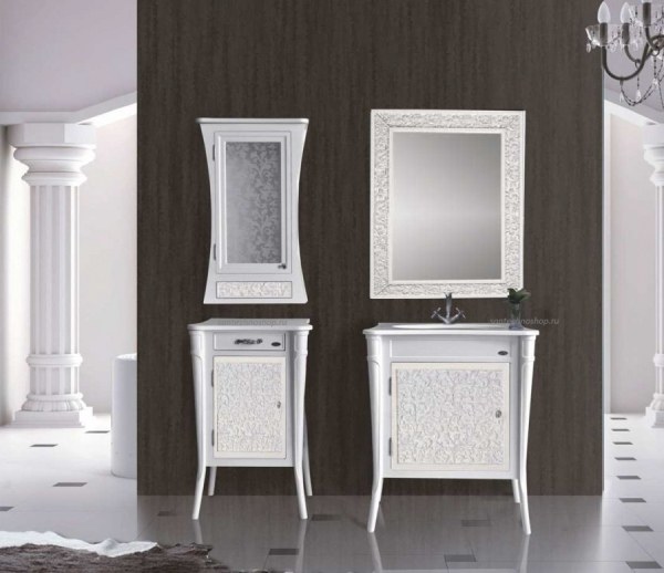 Комплект мебели для ванной комнаты Атолл Валенсия 75
