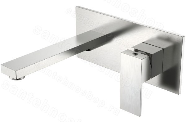 Смеситель для раковины Boheme Qubic 475-NB, никель