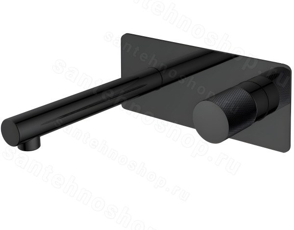 Смеситель для раковины Boheme Stick 125-BB.2, черный матовый