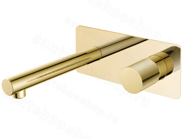Смеситель для раковины Boheme Stick 125-GG.2, золото
