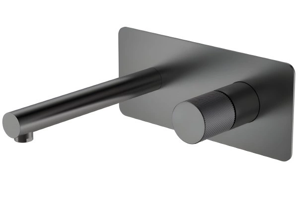 Смеситель для раковины Boheme Stick 125-GM.4, оружейная сталь