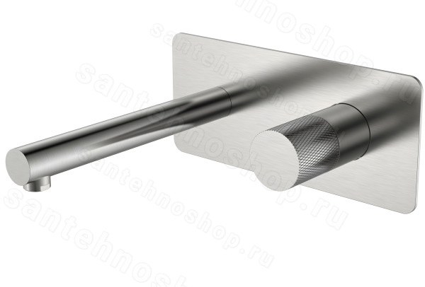 Смеситель для раковины Boheme Stick 125-NB.2, никель