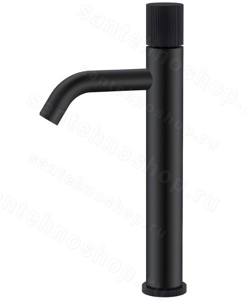 Смеситель для раковины Boheme Stick 122-BB.3, черный матовый
