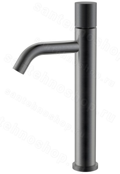 Смеситель для раковины Boheme Stick 122-GM.2, оружейная сталь
