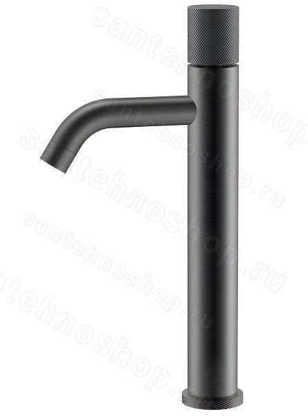 Смеситель для раковины Boheme Stick 122-GM.4, оружейная сталь
