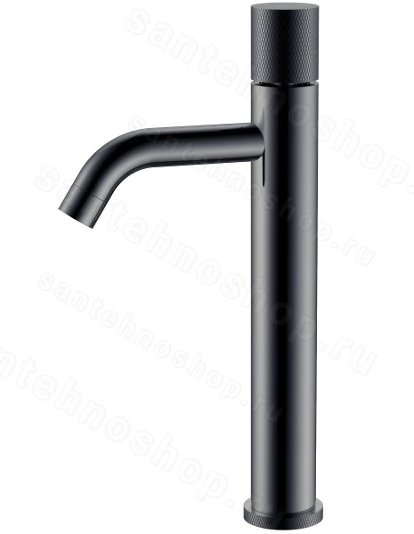 Смеситель для раковины Boheme Stick 122-SGM.2, оружейная сталь