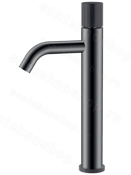 Смеситель для раковины Boheme Stick 122-SGM.3, оружейная сталь